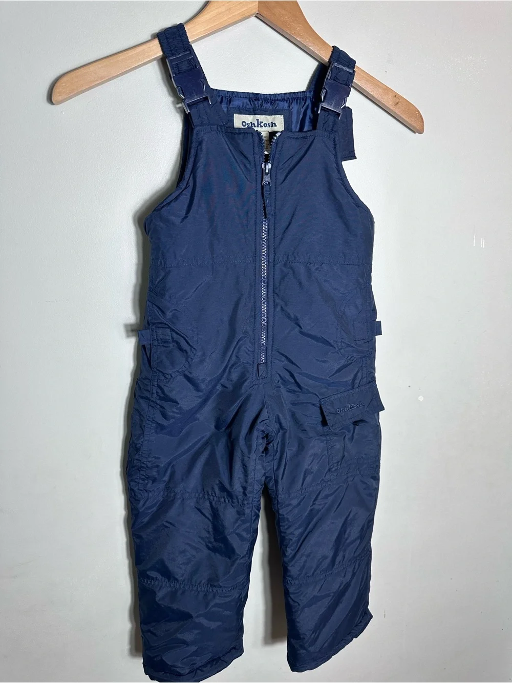 OshKosh B'gosh Navy Blue Kids Snow Bib Overalls